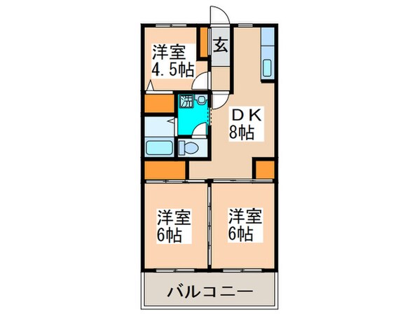 スカイヒル鷺沼の物件間取画像